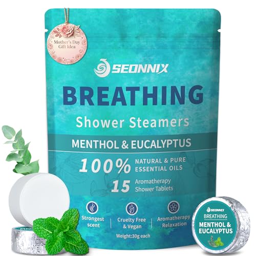 SEONNIX Shower Steamers Aromatherapy 15 Pack,...