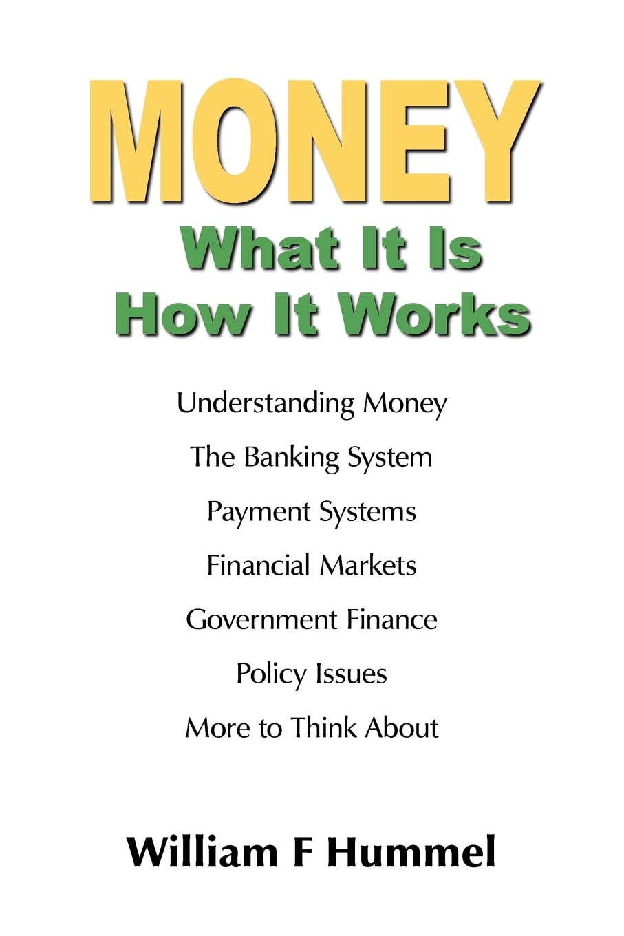 MONEY What It Is How It Works