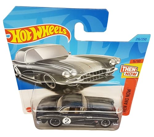 Hot Wheels - ´62 Corvette - Then and Now 5/10 - HKJ42 - Short Card - GM - Grey Metallic - Mattel 2023