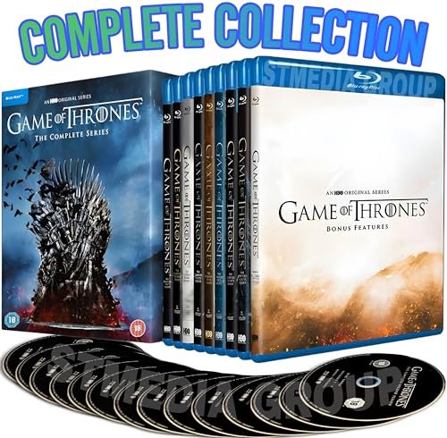Game of Thrones: The Complete Series w/ Bonus Features - 30-Disc Box Set (Bluray)