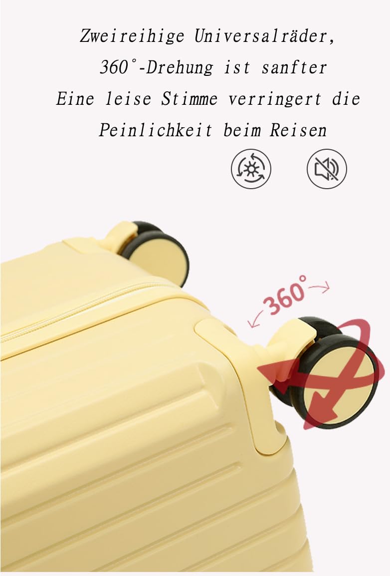 Walizka podręczna walizka podróżna twarda obudowa duża walizka na kółkach ultralekka walizka twarda walizka walizka podróżna z kółkami walizka na kółkach walizka średnia, biała, 61 cm