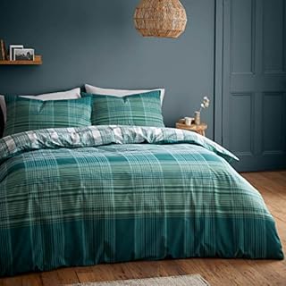 Catherine Lansfield Kelso Easy Care Double Duvet Set Red