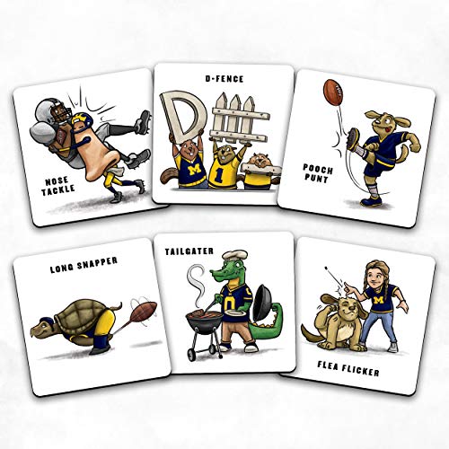 Image of YouTheFan NCAA Officially-Licensed Memory Match Game - Humorous, Team-Specific, Original Hand-Drawn Artwork, Fun for the Whole Family, for Fans Young and Old