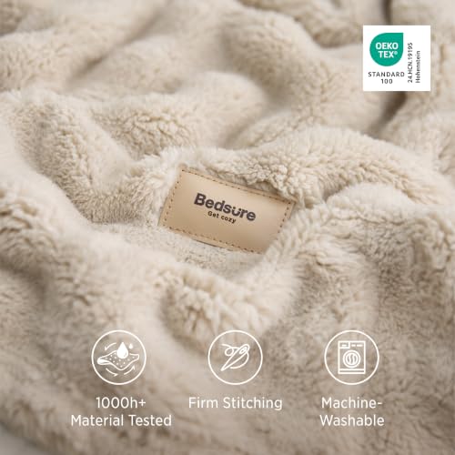 Mantas Bedsure Cloud Bubble Fleece J - image 3