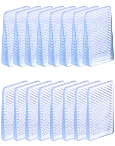 QWORK 16 x Cunei per Mobili, Spessori Trasparente