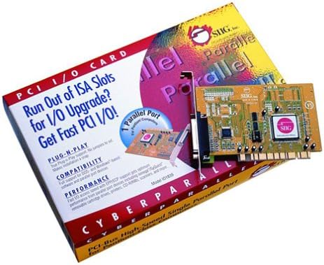 SIIG IO1839 Communication Card, PCI-Bus Single ECP/EPP Parallel Port for PENTIUM-Class Computers