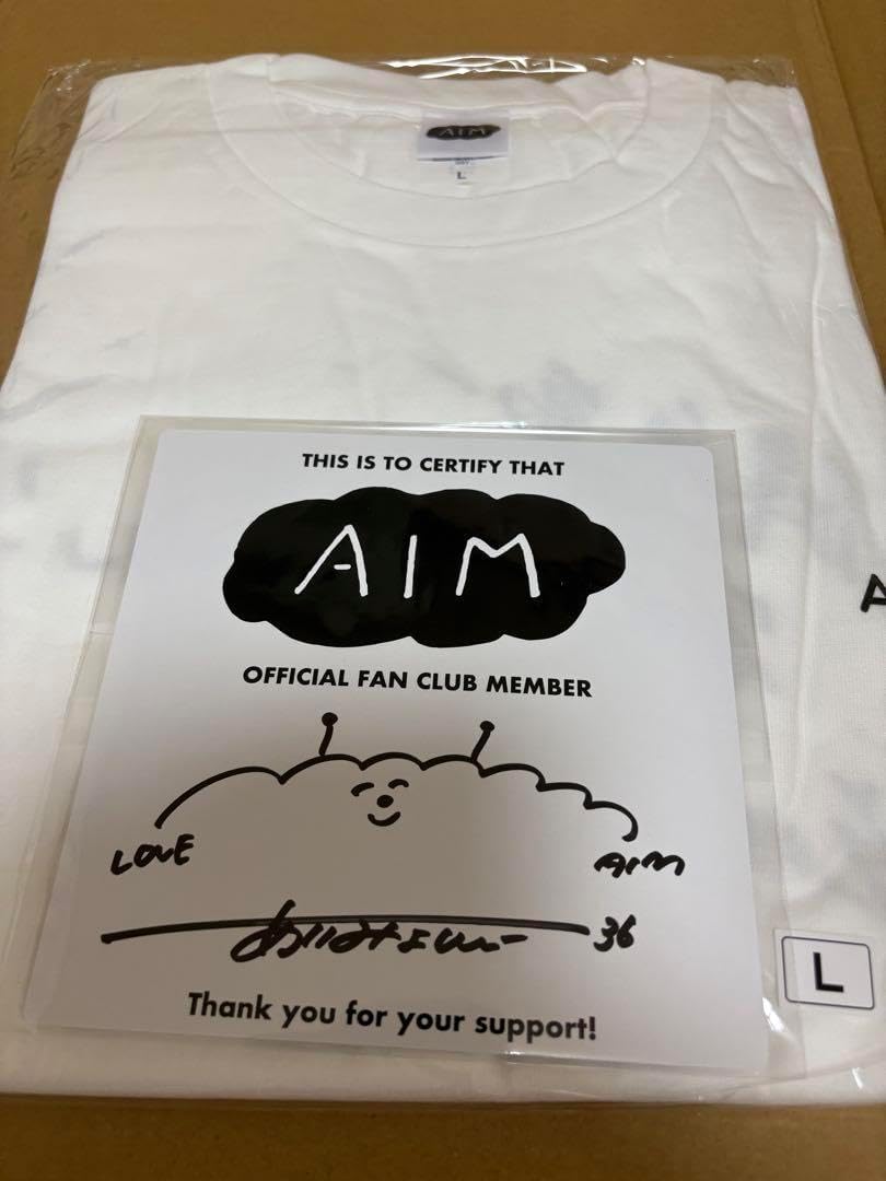 AIM 公式ファンクラブメンバー Tシャツ Lサイズ 商品詳細ページ