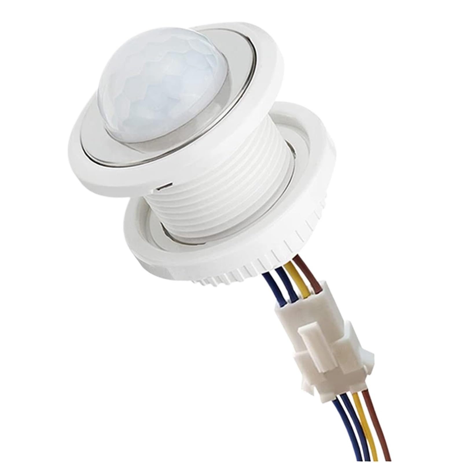 Y31A Mini interrupteur à détecteur de mouvement 110-220 V Capteur PIR Détection intelligente Temporisation Détecteur d'induction infrarouge réglable
