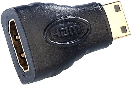 auvisio HDMI-Kabel-Adapter: HDMI-Adapter HDMI-Buchse (Typ A) auf mini-HDMI-Stecker (Typ C) (Videoadapter, Konverter)