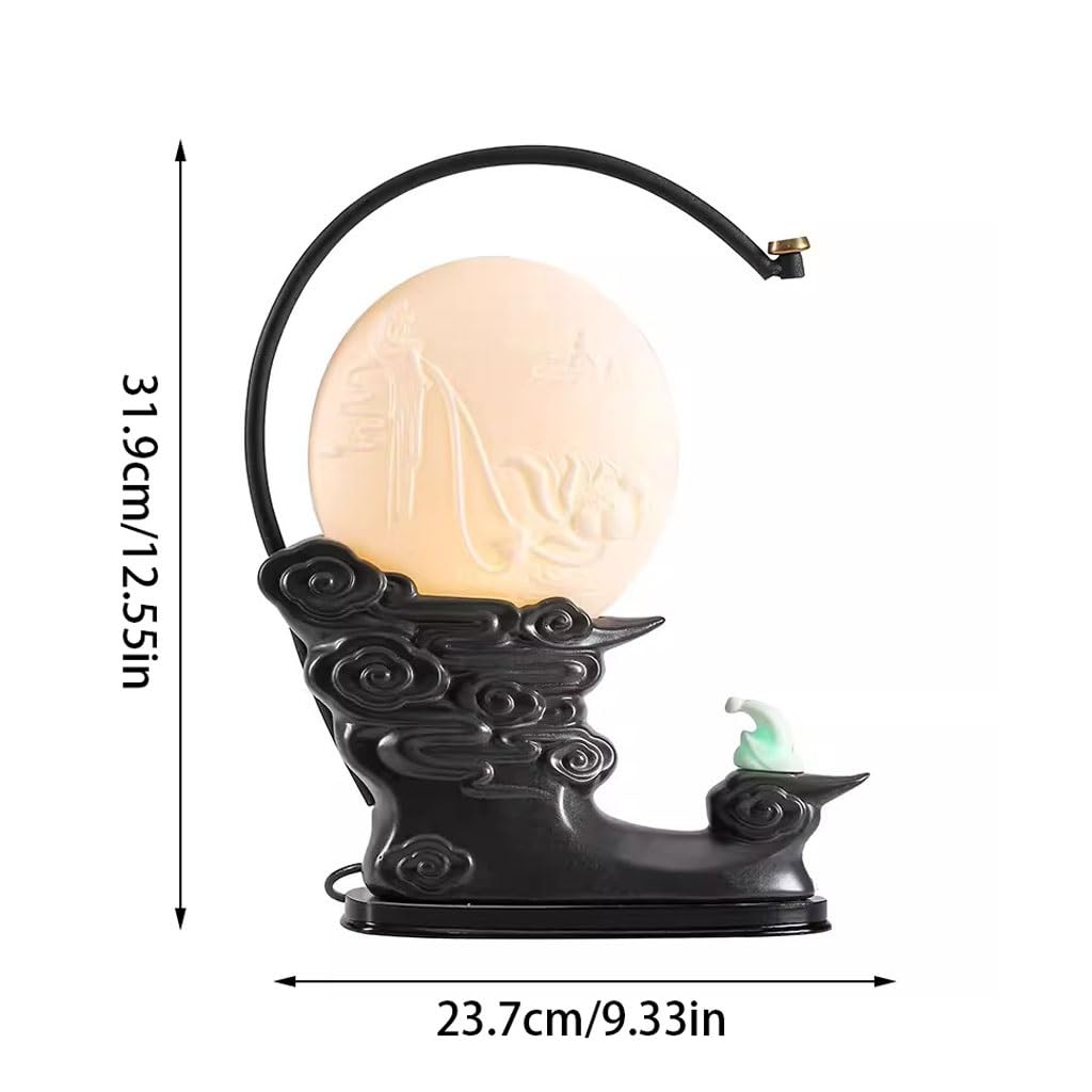 Quemador de Incienso Chino de cerámica Zen, Adornos de reflujo, decoración del hogar, iluminación, incensario de Mesa for vestíbulo de Entrada