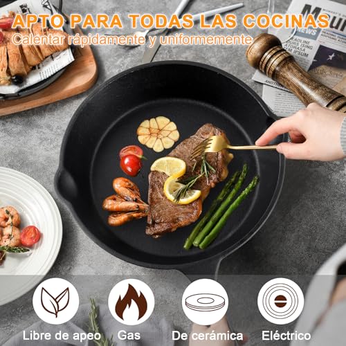 Reviews de Sarten de hierro colado que Puedes Comprar On-line. 30 sarten de hierro colado marca CoWalkers (3)