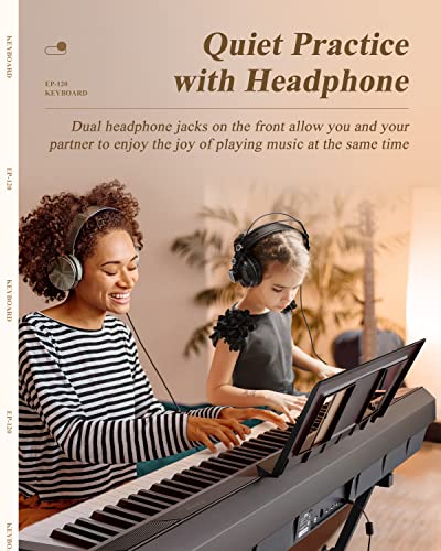 Eastar Piano Numérique 88 Touches Pondérées, Tactile Panneau, Clavier Électrique Pleine Taille pour Débutant avec Pédale… - Les Beatles, Paul McCartney, John Lennon, RIngo Starr, George Harrison Eastar Piano Numérique 88 Touches Pondérées, Tactile Panneau, Clavier Électrique Pleine Taille pour Débutant avec Pédale… – Image 7