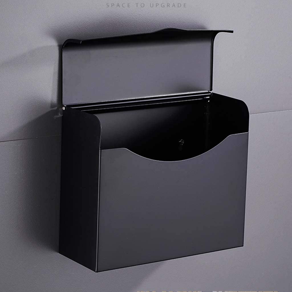 BKEKM Dispenser Salviette Dispenser di Asciugamani di Carta a Parete Dispenser di Asciugamani in Alluminio per Spazio Impermeabile Porta Asciugamani di Carta Multi Origami Moda
