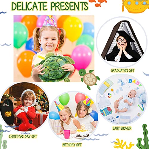 5 Pieces Plush Turtle Set 12 Inch Stuffed Sea Turtle Mom With 4 Little Plush Turtles Soft Plush Stuffed Animal Toys Tortoise Hugging For Birthday Party Favors Easter, Christmas (Cute Style) #TOP6