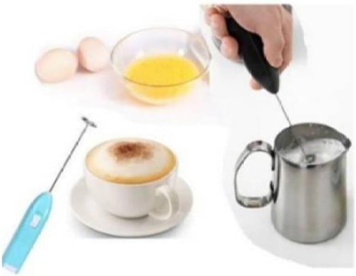 Mini Mikser Kahve Süt Köpürtücü Karıştırıcı Cappucino Mixer Pilli Çırpıcı