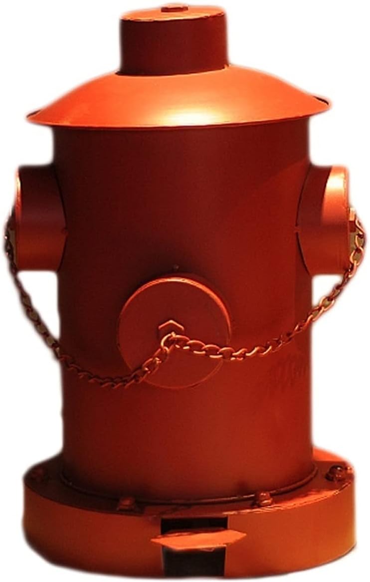 Trash Can Industrial Outdoor Dustbins with Inner Buckets Fire Hydrant Shape Trash Can Waste Recycling Bins for Commercial Use Dustbins (Color : Yellow Size : 26 * 39cm) (Red 26 * 39cm) (Red 26*39cm)