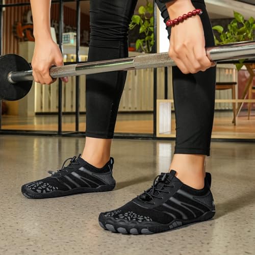 Image of Hike Barefoot Shoes for Women Men Breathable & Non-Slip Athletic Footwear Wide Toe Water Shoes,Designed for Walking,Running&Swimming