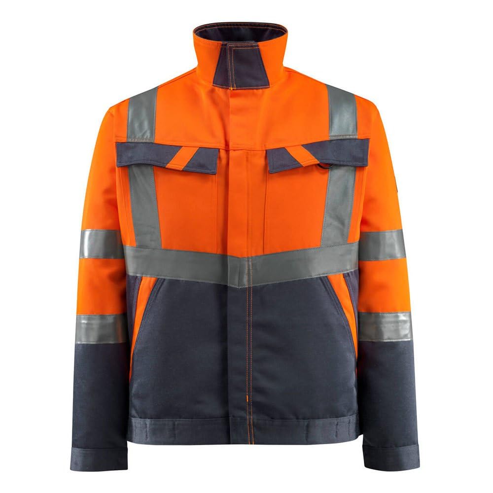 Mascot Forster Warnschutz-Arbeitsjacke EN 20471 Klasse 2 warnorange blau | XXL
