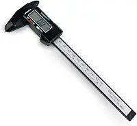Paquimetro Digital Fibra de Carbono + Estojo + 2 Baterias