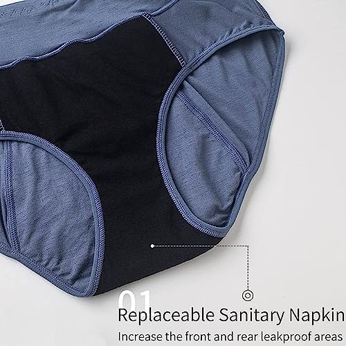 Culotte menstruelle absorbante pour stopper les fuites et irritations