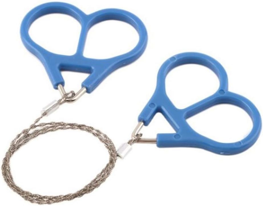 VORCOOL Mini Stainless Steel Wire Saw Ideal for Survival Gear Camping Hunting Tree Cutting Emergency Kit Tool Chain