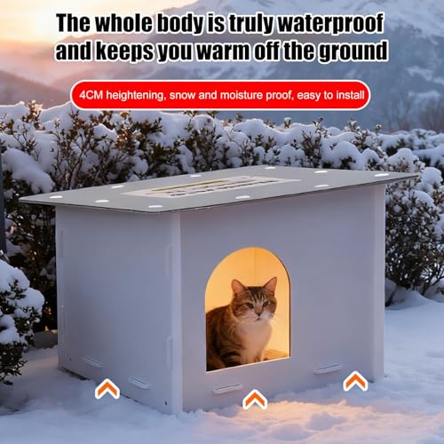 Cabane pour chat d'extérieur pour offrir un abri chaud à votre compagnon