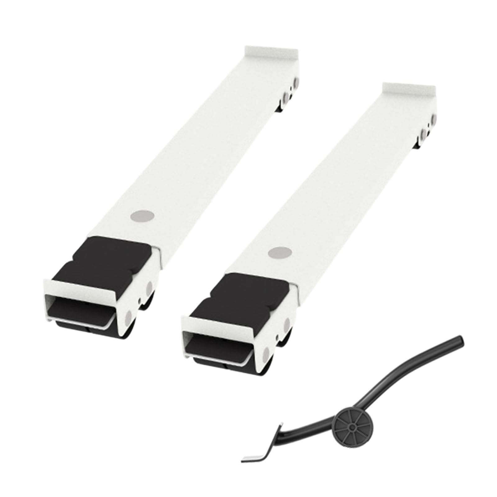 2 soportes ajustables para lavadora, rodillos de repuesto resistentes para muebles, fácil de instalar