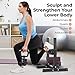 Lifepro Bulgarian Split Squat Stand Max – Adjustable Single Leg Squat Roller Stand for Split Squats & Lunges – 330lb Capacity and 7 Height Levels Padded Foam Roller for Home Gym & Leg Training