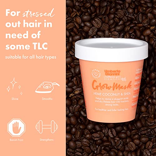 Umberto Giannini Grow Long Hair Growth Treatment Set, Vegan & Cruelty Free Grow Scrub Scalp Exfoliator & Grow Mask with Caffeine-Gro Complex, 2 Pack - Image 6