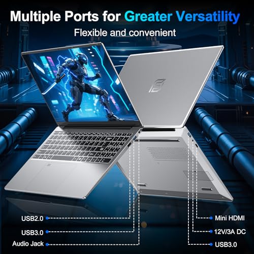 Image of NIAKUN Laptop Computer, Gaming Laptops 2026, 16 inch Lap Top PC Windows 11 Pro, 16GB RAM 1TB SSD, Intel N95 Processor, Office 365, Backlit Keyboard,Fingerprint Unlock, 2-Year Warranty
