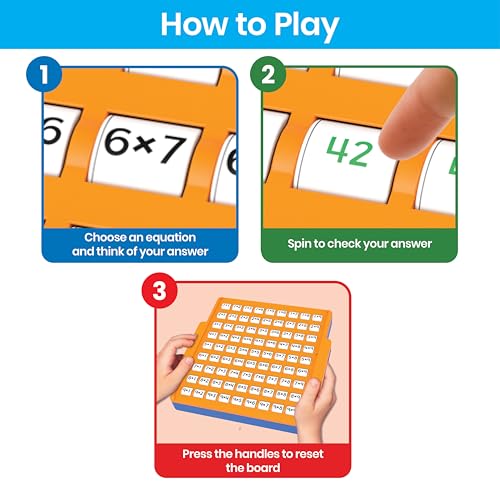 Tableau de multiplication interactif Learning Resources à cadran rotatif ludique