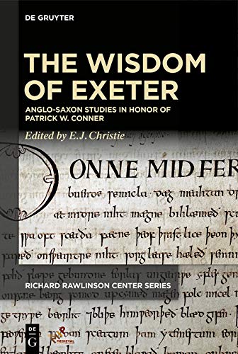 Anglo-Saxon Studies The Wisdom of Exeter livre Conner en anglais