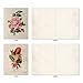 The Best Card Company - 10 Boxed Note Cards with Flowers - Blank Assorted Floral Notecards Bulk (4 x 5.12 Inch) - Flower Press M6454OCB