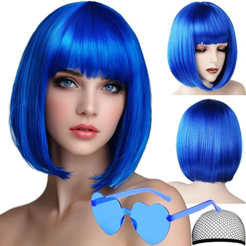 VCAY Navy Blue Bob Wig image