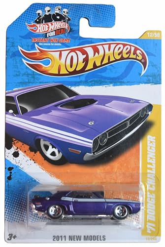 Hot Wheels Dodge Challenger '71 1:64 Morado miniatura 1