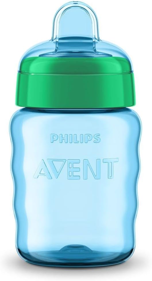 Philips Silicone Classic Soft Spout Cup | 260ml | Blue/Green | 9m+ | SCF553/05