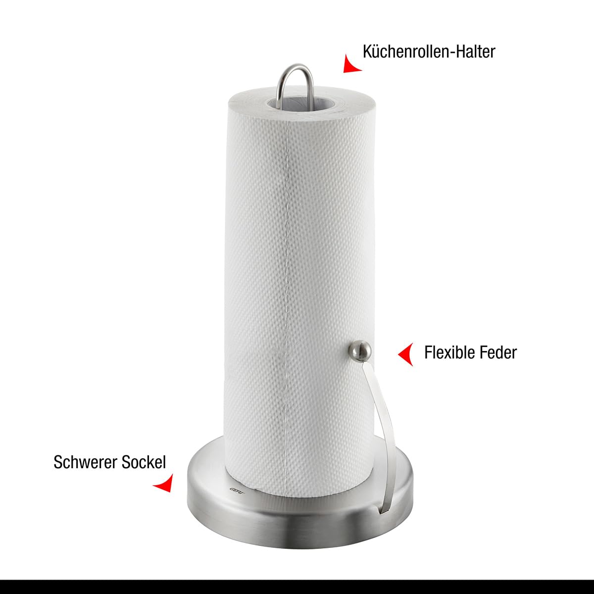 ReBorn Küchenrollenhalter Aus Recyceltem Material – Nachhaltig, Rutschfest, Mit Griff