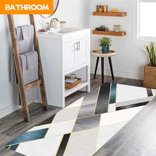 Alfombra de pasillo lavable y esponjosa para una limpieza facil 4