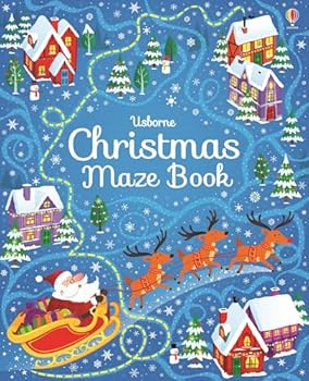 Usborne Christmas Maze Book - Book  of the Usborne Maze Puzzles