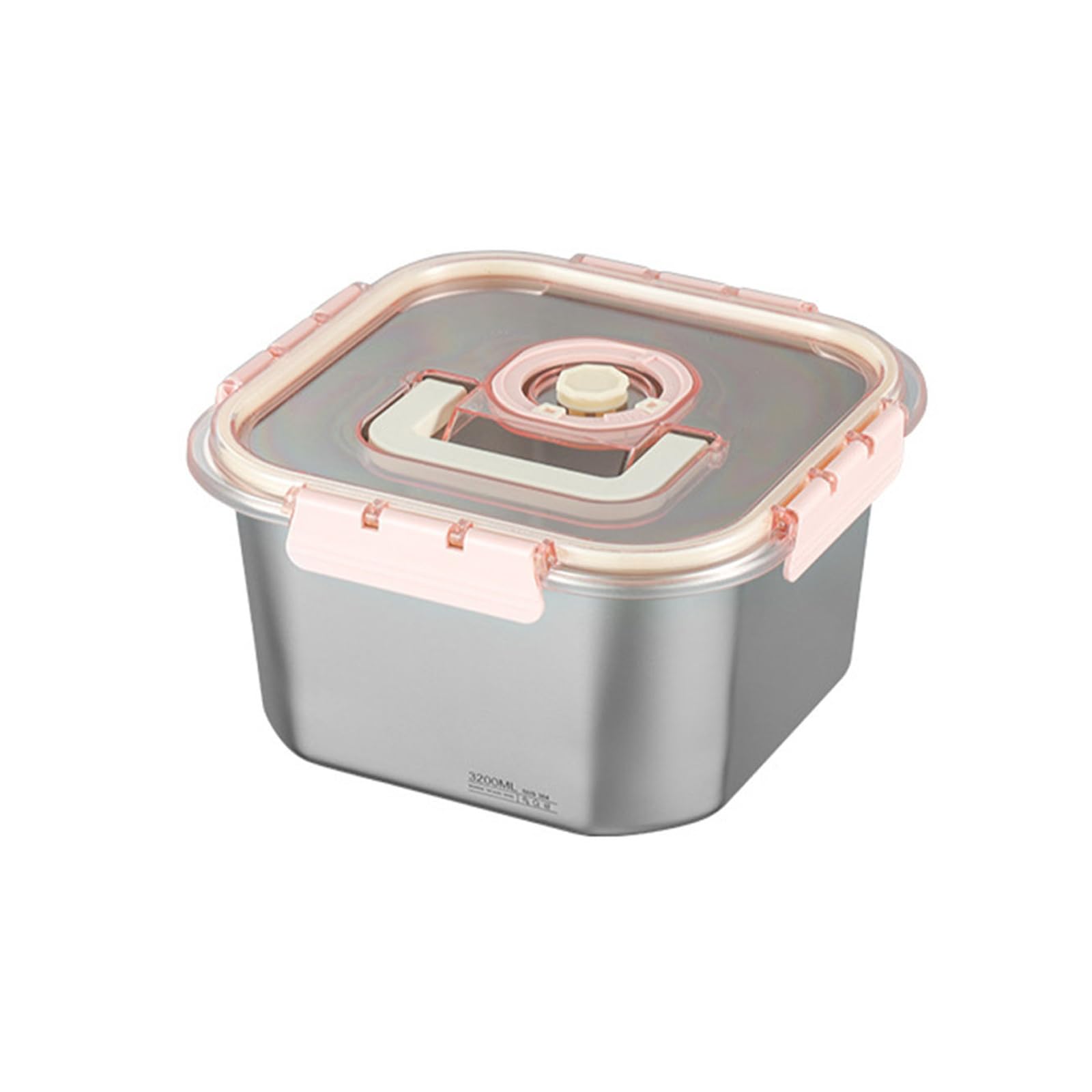 MALSSE Lunch or Snacks Food Container Stainless Steel Meal Preparation Container with Large Capacity for Outdoors Large Capacity Food