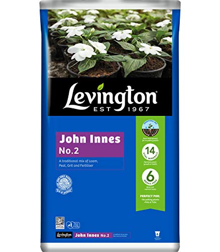 Levington John Innes No 2 Compost 30L for Repotting Young Plants and Vegetables Pots and Tubs