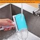 Accfore 4 Stück klebrige Fusselrolle mit Abdeckung, wiederverwendbar, waschbar, Reise-Staubpflücker-Reiniger, Set für Kleidung, Tierhaar, Schmutz, Autositze