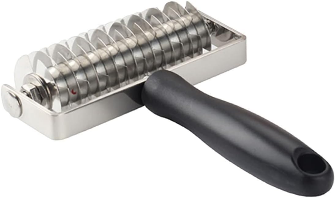 Garneck 1pc Lattice Roller Cutter for Baking Multi-function Pizza Tool Cookies and More for Cake and Bread Designs