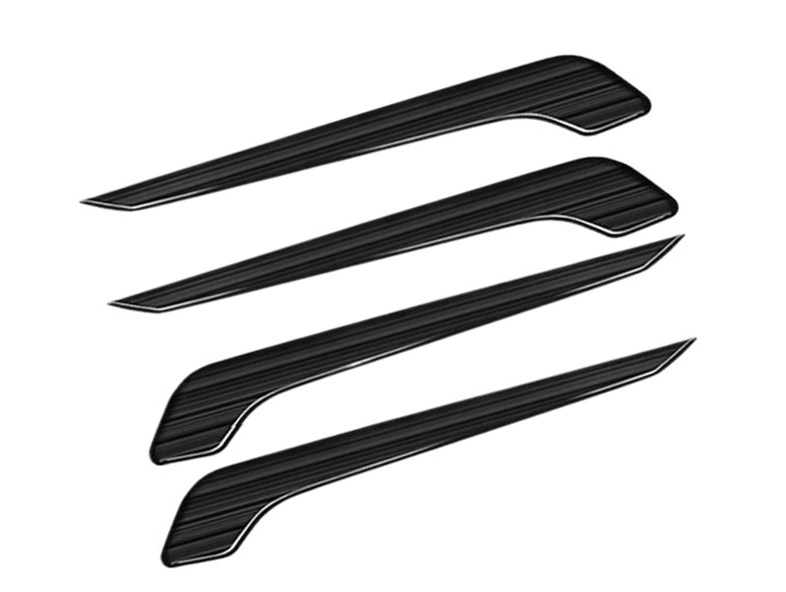 JUNOOS Car Interior Mouldings Car Door Inner Handles Armrest Trim Cover for Toyota for RAV4 XA50 Hybrid 2019 2020 2021 2022 2023(Black)