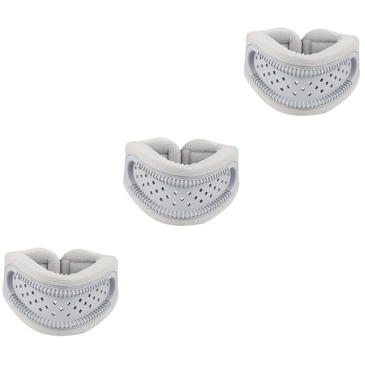minkissy 3st Zervikales Zuggerät Weicher Kragen Halskrause Stütze Für Den Hals Halskrause Für Den Haushalt Nackenfixierung Gebärmutterhalsschutz Halsband Diamant Reisen Schutzausrüstung