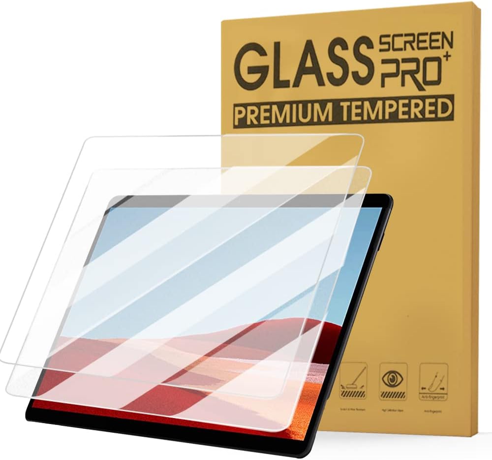 Junfire [2 Packs] Matte Tempered Glass Screen Protector for Surface Pro11/Pro10/Pro