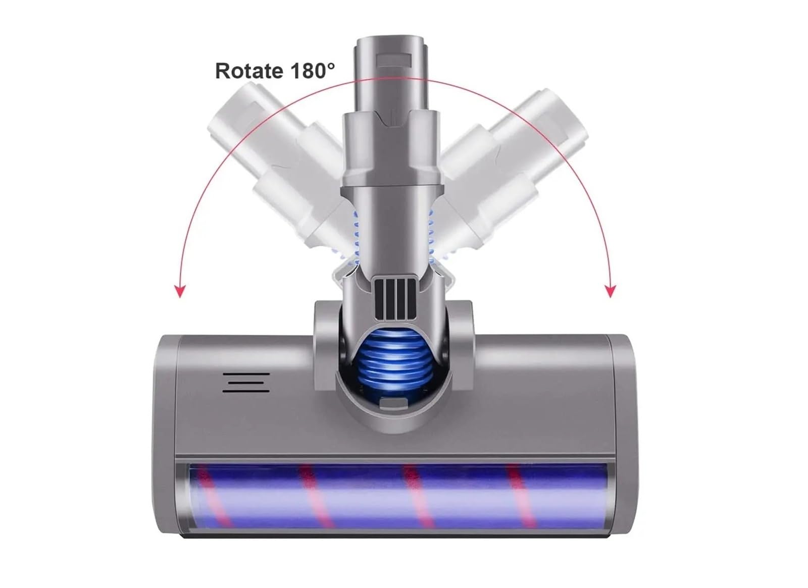 Genérico Cabezal de Rodillo de barredora Suave al vacío, Compatible con Dyson V6 DC58