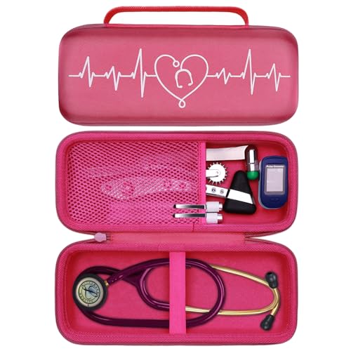 Image of Rose Stethoscope Case for 3M Littmann,MDF, ADC, Omron