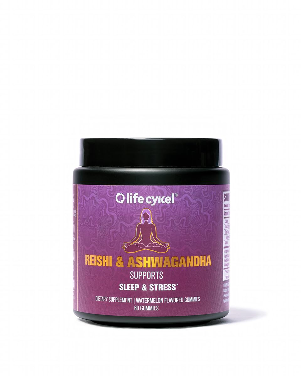 Life Cykel Reishi & Ashwagandha Gummy Bears (60 gummies) | Watermelon Flavoured Gummies | Stress Relief | Liver | Worlds Most Trusted Mushroom Supplements (B0CTKKMT4G) Amazon Price History, Amazon Price Tracker