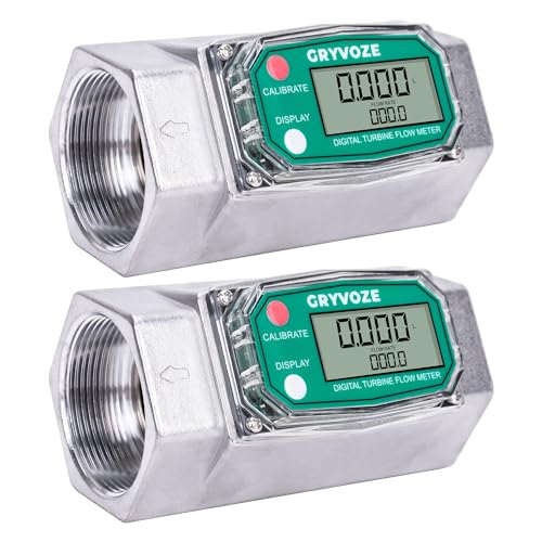 2PCS 2" NPT Water Flow Meter, Farm, Irrigation, Pool &amp; Industrial